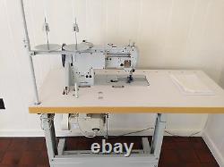 Sewline Sl 1508 New Lg Vert Bobbin Walking Foot Servo Industrial Sewing Machine