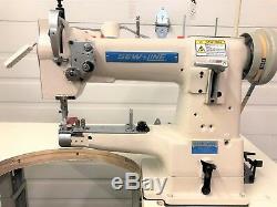 Sewline Sl-335 Cylinder Walking Foot Binding Servo Industrial Sewing Machine