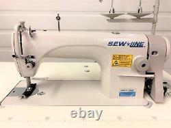 Sewline Sl-8700 Complete All-new 110v Servo +extras Industrial Sewing Machine