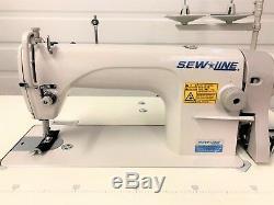 Sewline Sl-8700h Complete All-new-unit 110v Servo Industrial Sewing Machine