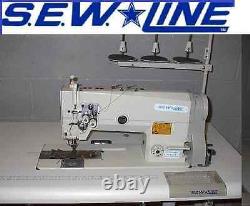 Sewline Sl-872 New Top Quality 2-needle Big Bobbins Industrial Sewing Machine