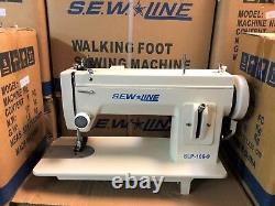 Sewline Slp-106-9new 9inch Bed Walk Ft Plus Extra Feet Industrial Sewing Machine