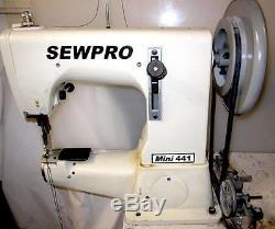 Sewpro Mini 441 Heavy Duty Cylinder Bed Industrial Sewing Machine