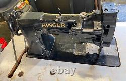 Singer 111W101 Walking foot Triple Feed Sewing Machine with Table original Motor