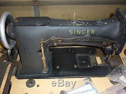 Singer 111W151 industrial sewing machine with table and TONS of accessories