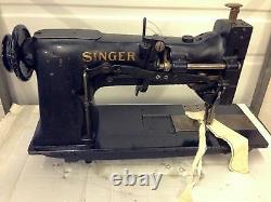 Singer 111w106 Needle Feed With Edge Cutter Industrial Sewing Machine