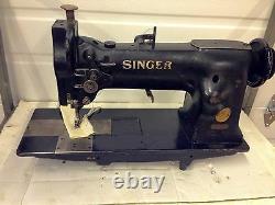 Singer 111w106 Needle Feed With Edge Cutter Industrial Sewing Machine