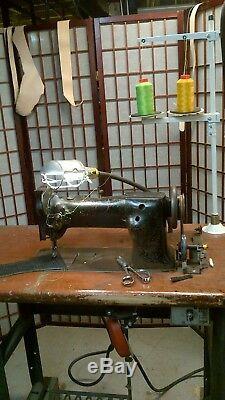 Singer 111w155 Walking Foot Industrial Sewing Machine with table