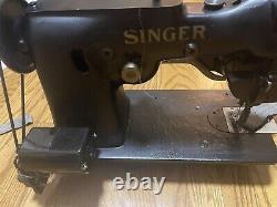 Singer 143W2. Zigzag Leather & Canvas Sewing Machine. New 1.5 Amp Motor. QA2
