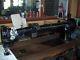 Singer 145wsv27 long arm walking foot double needle industrial sewing machine