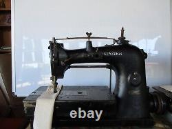 Singer 147-2 chainstitch industrial sewing machine leather vintage denim