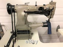 Singer 153 B8b Cylinder Bed Walking Foot Reverse 110v Industrial Sewing Machine