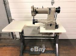 Singer 153 B8b Cylinder Bed Walking Foot Reverse 110v Industrial Sewing Machine