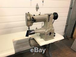 Singer 153 B8b Cylinder Bed Walking Foot Reverse 110v Industrial Sewing Machine