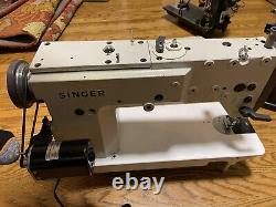 Singer 1591 Heavy Duty Leather & Canvas Sewing Machine. New 2.5 Amp Motor. G9