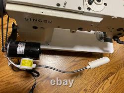 Singer 1591 Heavy Duty Leather & Canvas Sewing Machine. New 2.5 Amp Motor. G9