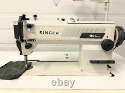 Singer 1591d300g Hi Speed Reverse 110v Ndl Positioner Industrial Sewing Machine