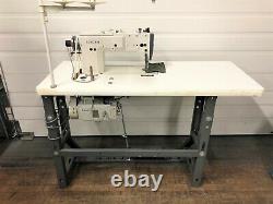 Singer 1591d300g Hi Speed Reverse 110v Ndl Positioner Industrial Sewing Machine