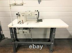 Singer 1591d300g Hi Speed Reverse 110v Ndl Positioner Industrial Sewing Machine