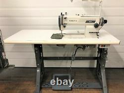 Singer 1591d300g Hi Speed Reverse 110v Ndl Positioner Industrial Sewing Machine