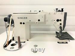 Singer 1591d300g Hi Speed Reverse 110v Ndl Positioner Industrial Sewing Machine