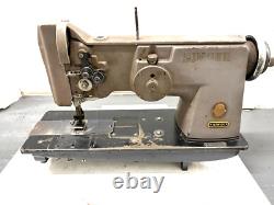 Singer 167 W 100 Two Needle Zig Zag Spacing As Is Industrial Sewing Machine