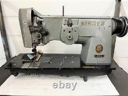 Singer 167 W 101 Two Needle Zig Zag 3/8 Spacing Industrial Sewing Machine