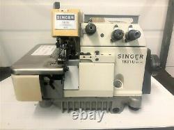 Singer 1831u Late Model High Speed Heavy Duty Serger Industrial Sewing Machine