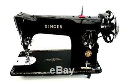 Singer 201k Heavy Duty Semi Industrial Sewing Machine with New Motor. SUPERB