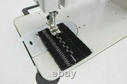 Singer 20U83 Zig-Zag Industrial Sewing Machine With Table and Servo Motor