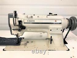 Singer 211a567ab Walking Foot Big Bobbin Rev 110volt Industrial Sewing Machine
