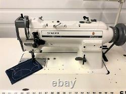 Singer 211a567ab Walking Foot Reverse New 110v Servo Industrial Sewing Machine