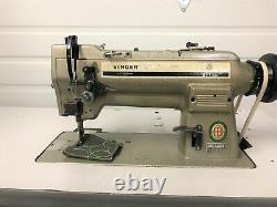 Singer 211u566 Walking Foot Big Bobbin Rev 110v Servo Industrial Sewing Machine