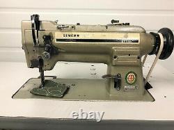 Singer 211u566 Walking Foot Big Bobbin Rev 110v Servo Industrial Sewing Machine