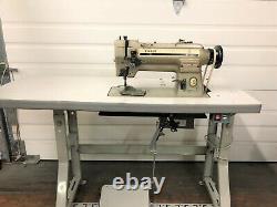 Singer 211u566 Walking Foot Big Bobbin Rev 110v Servo Industrial Sewing Machine