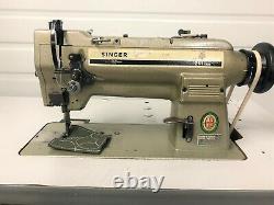 Singer 211u566 Walking Foot Big Bobbin Rev 110v Servo Industrial Sewing Machine