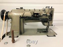 Singer 211u566 Walking Foot Big Bobbin Rev 110v Servo Industrial Sewing Machine