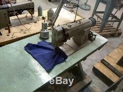 Singer 212G140 2 Needle Feed 1/4 Gap Industrial Sewing Machine Single Phase