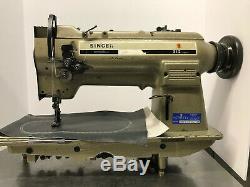 Singer 212U539A 2 Needle Lockstitch Walking Foot Industrial Sewing Machine