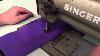 Singer 212 Twin Needle Walking Foot Needle Feed Industrial Sewing Machine