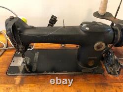 Singer 241-3 Industrial Sewing Machine and Table