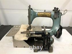 Singer 24-53 Vintage Two Needle Ruffler Chainstitch Industrial Sewing Machine
