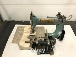 Singer 24-53 Vintage Two Needle Ruffler Chainstitch Industrial Sewing Machine