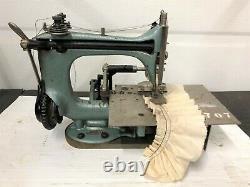 Singer 24-53 Vintage Two Needle Ruffler Chainstitch Industrial Sewing Machine