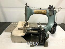 Singer 24-53 Vintage Two Needle Ruffler Chainstitch Industrial Sewing Machine