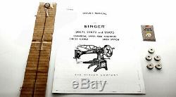 Singer 29K-62 Long Arm Sewing Machine Cobbler / Leather / Patcher- Must See