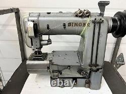 Singer 302 2needle Cylinder Waistband Chainstitch Industrial Sewing Machine
