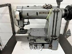 Singer 302 2needle Cylinder Waistband Chainstitch Industrial Sewing Machine