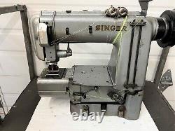 Singer 302 2needle Cylinder Waistband Chainstitch Industrial Sewing Machine