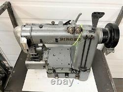 Singer 302 2needle Cylinder Waistband Chainstitch Industrial Sewing Machine